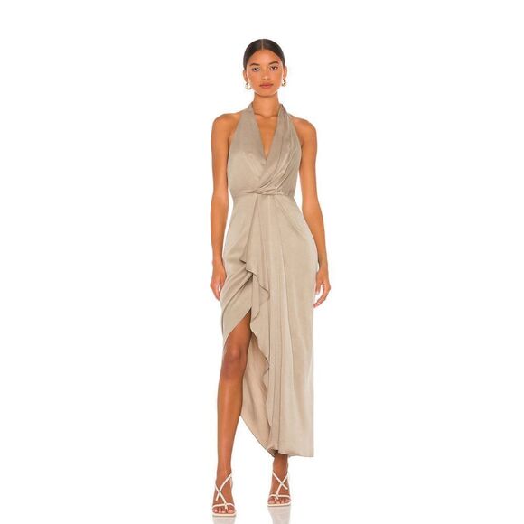 ‎Significant Other Elaine Dress in Taupe - Picture 1 of 14